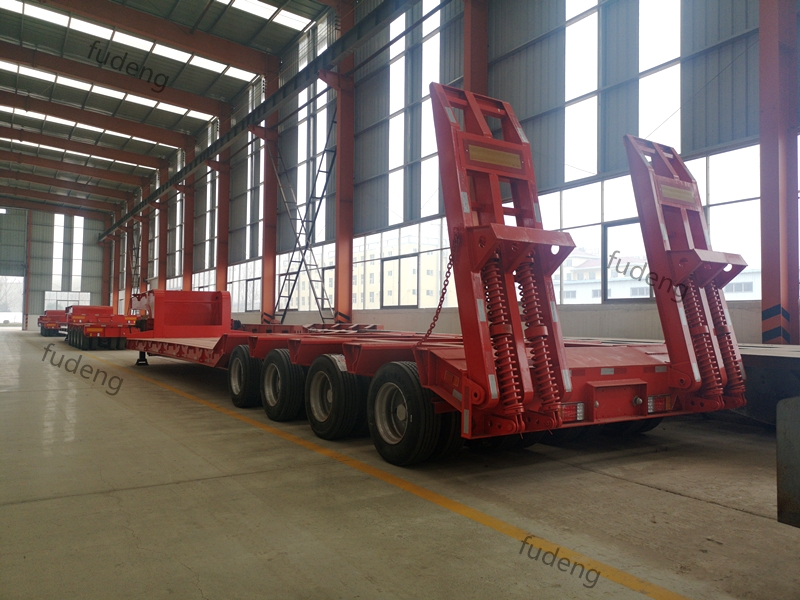 150 Ton Large Equipment 4 Line 8 Axles Low Loader