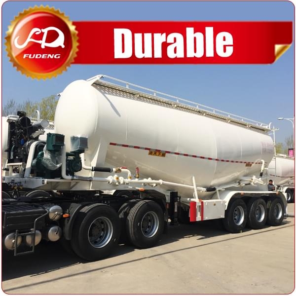 3 Axle 45 Cbm 60 Ton Bulker Cement Tanker Trailer For Sale