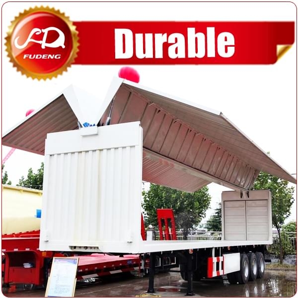3 Axles Open Wing Van Semi Trailer