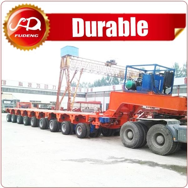China export Multi axle and line Hydraulic Modular Trailer