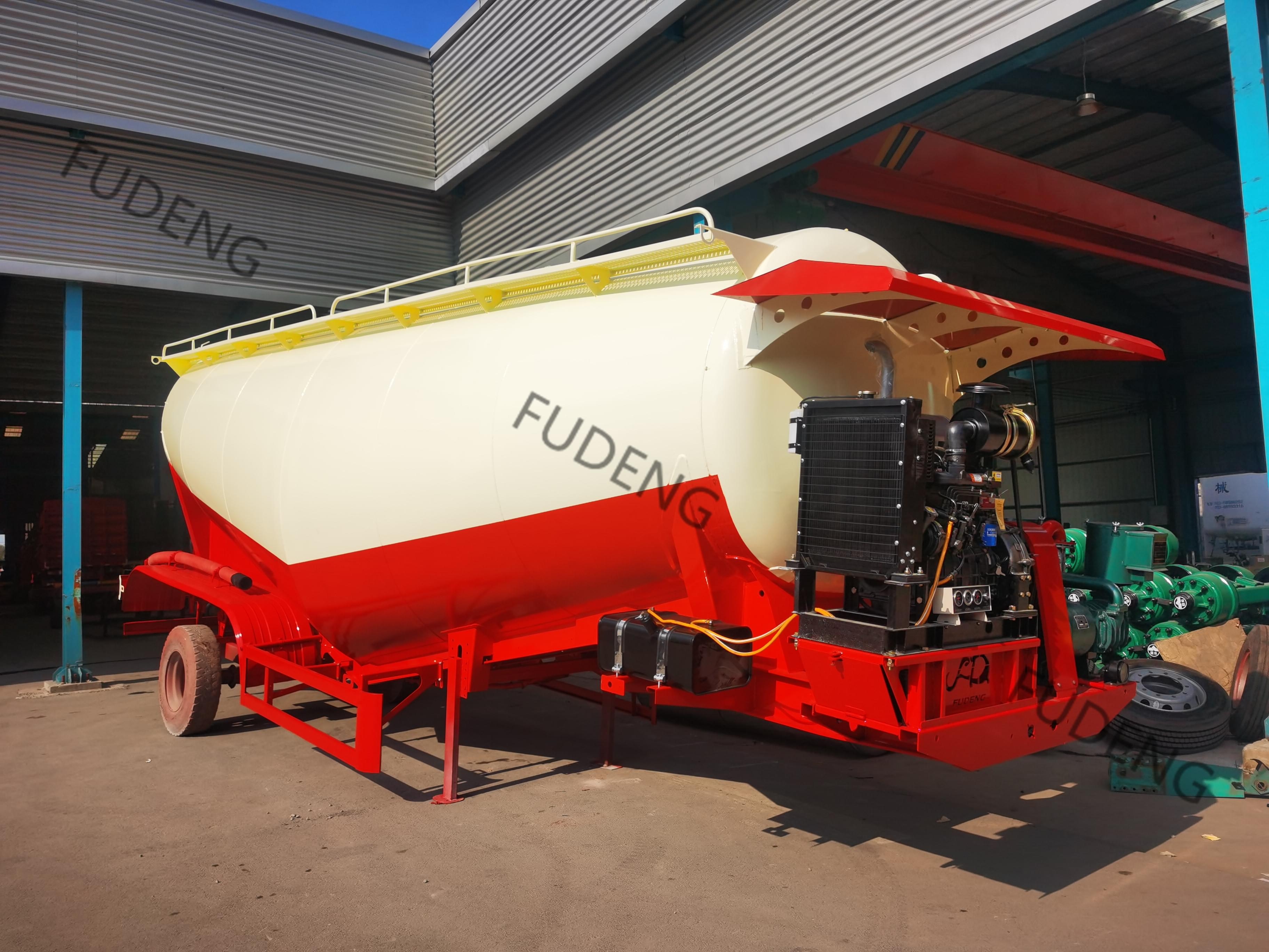 Fudeng bulk cement tanker trailer complete production