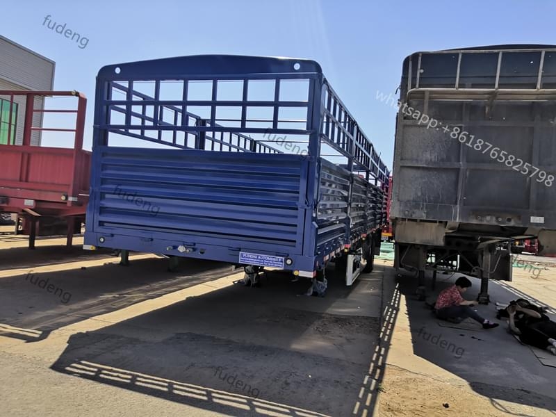 removable fence container transport trailer