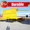 3 Axles 40ft Flatbed Semi Trailer With Front Board
