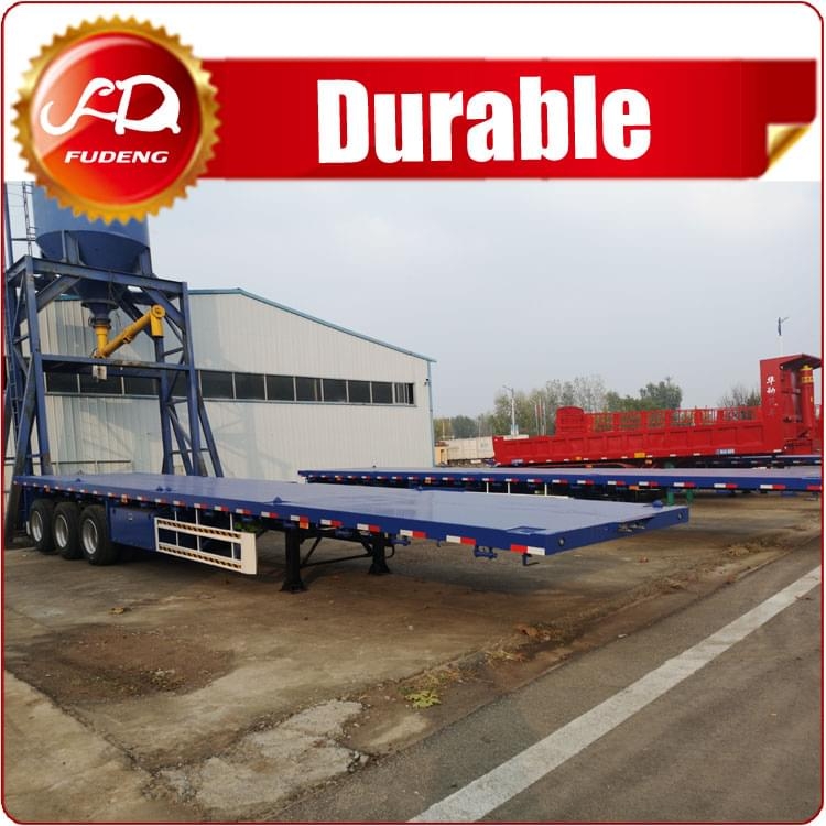 3 Axles 40ft Container Pan Trailer