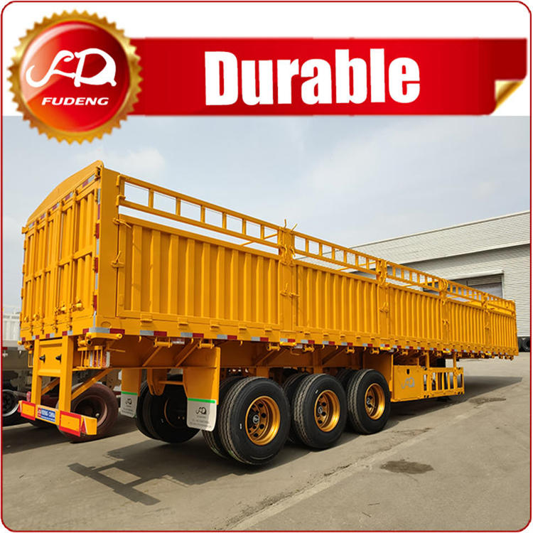 China 3axle Detachable Fence Semi Trailer for Africa