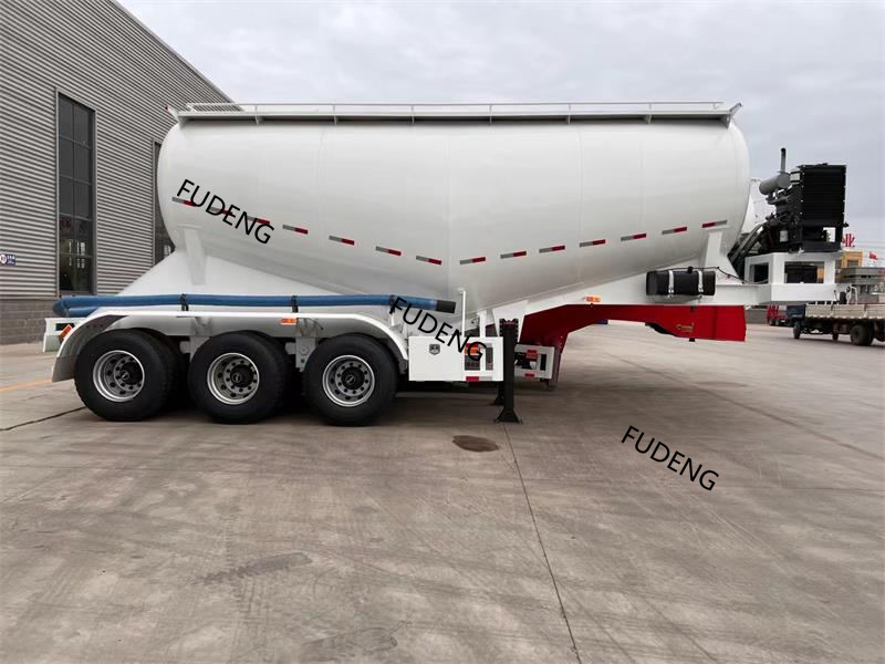 What is the structure principle of the powder tank semi trailer？