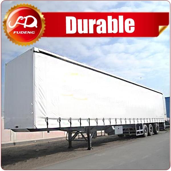2 Axle, 3 Axle Side Curtain Cargo Type Truck Trailer With Tarpaulin