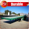 40 Foot Tri Axle Carry Container Flatbed Semi Trailer For Sale