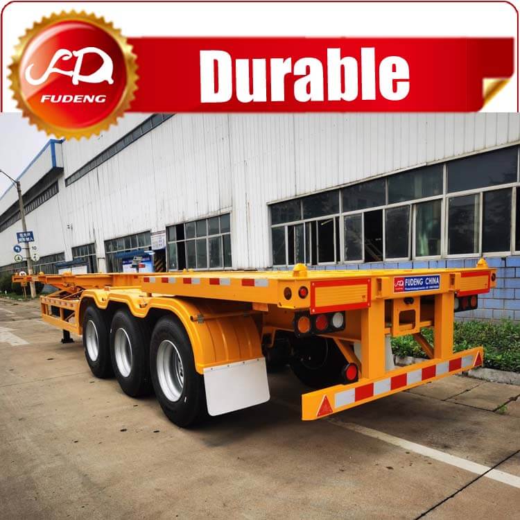 40ft Container Carrier 2 Axle Trailer Chassis