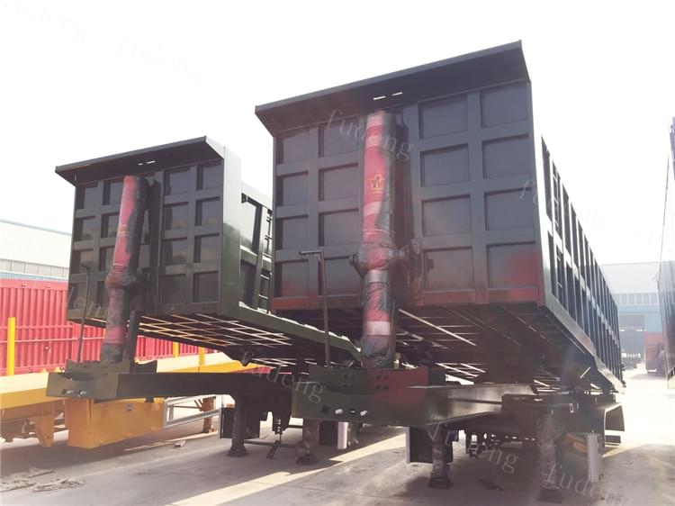 China 35cbm 50ton Rear Dump Semi Trailer