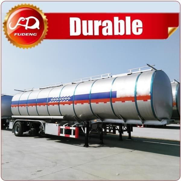 33000 liters Transport crude oil tanker trailer with insulting layer