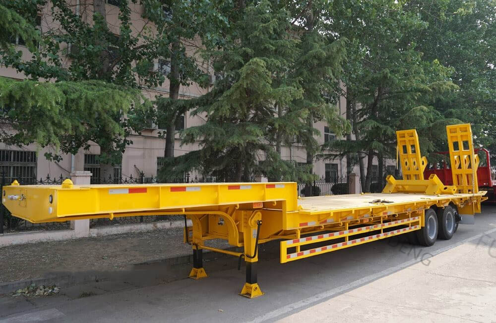 stepdeck low bed semi trailer