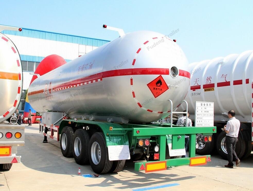 59000 Liters LPG Tanker Trailer