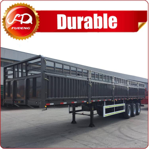3 Axles Side Wall Fence Trailer