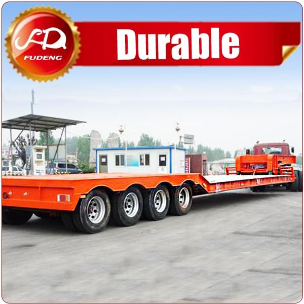 Detachable Gooseneck Low Bed Trailer