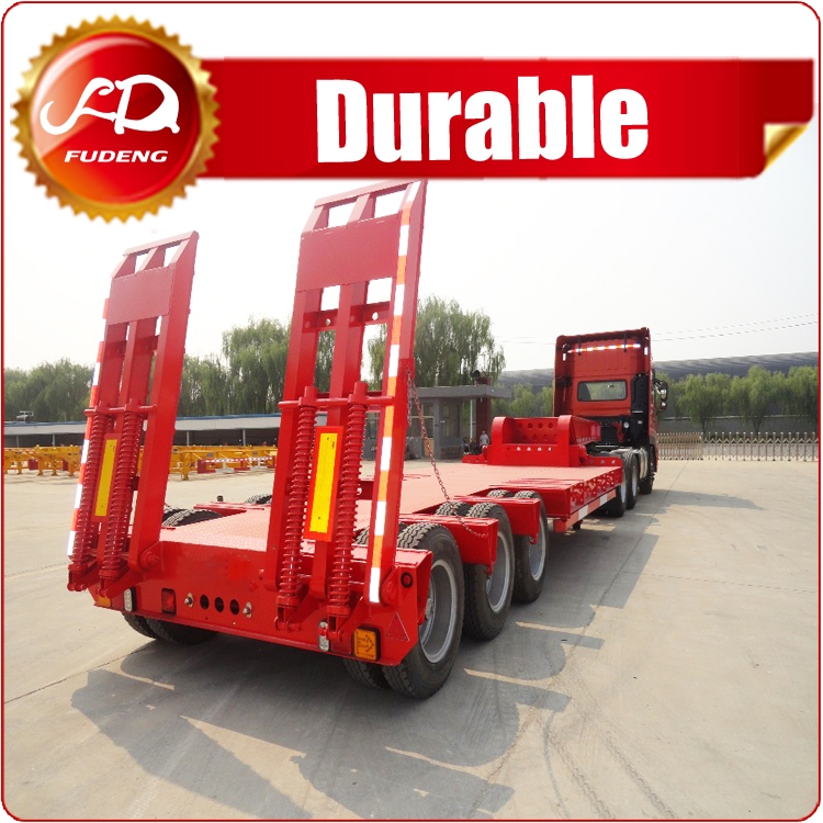 Best price?Low bed semi trailer for Transport heavy duty machinery
