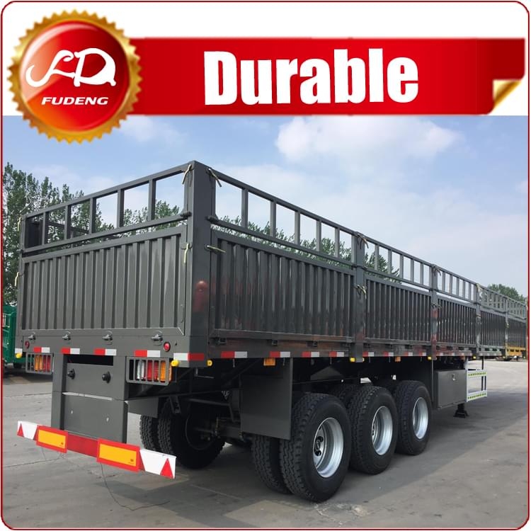 3 Axles Side Wall Fence Trailer
