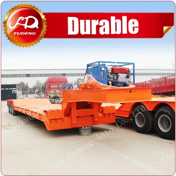 Detachable Gooseneck Low Bed Trailer