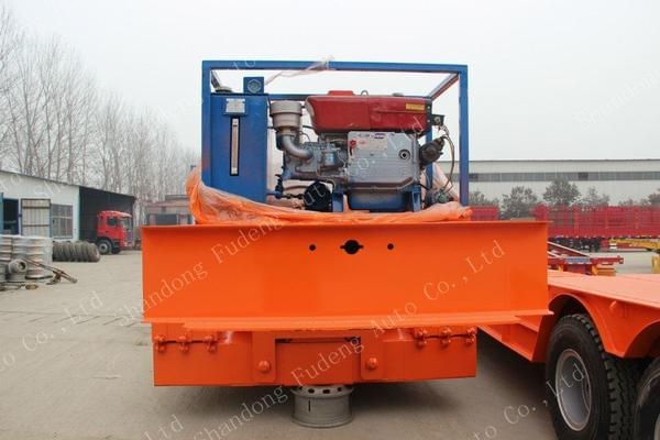 Detachable Gooseneck Low Bed Trailer