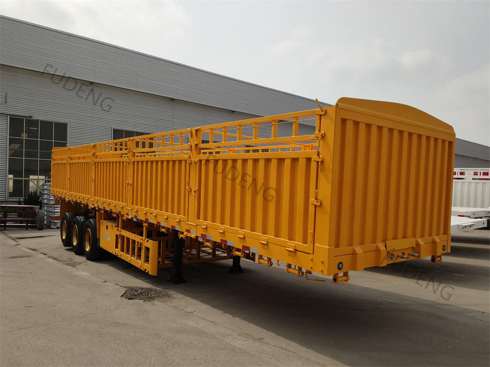 China 3axle 80tons Fence Semi trailer for Africa (2)
