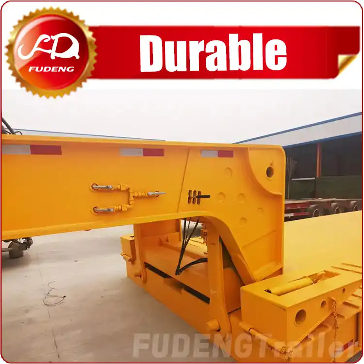 3 Axles Detachable Gooseneck Lowboy Trailer