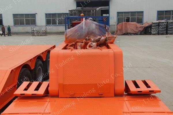 Detachable Gooseneck Low Bed Trailer