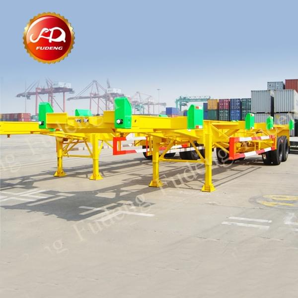 Bomb cart terminal chassis trailer for Dar es salaam
