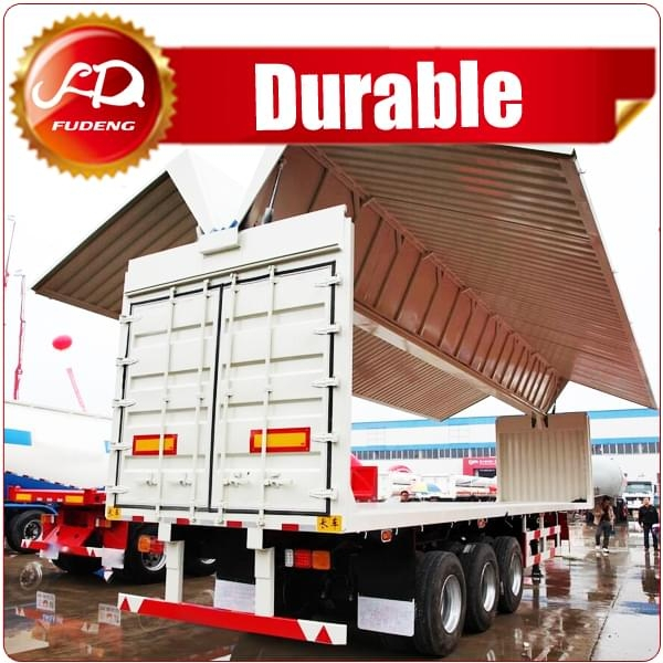3 Axles Open Wing Van Semi Trailer