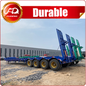 High Quality 4axle Lowboy Trailer Truck Price