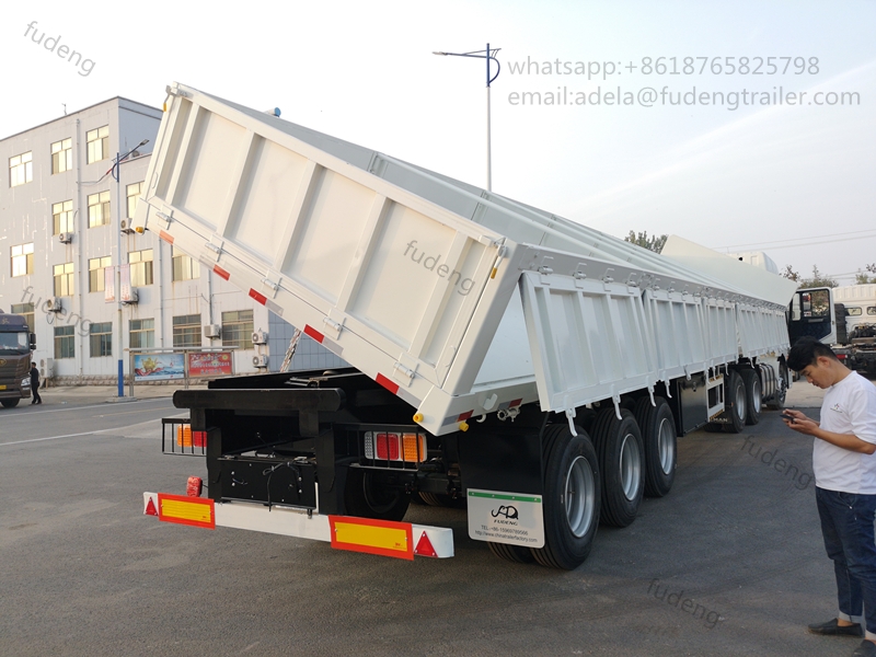 side wall trailer how to design can used as side tipper trailer?