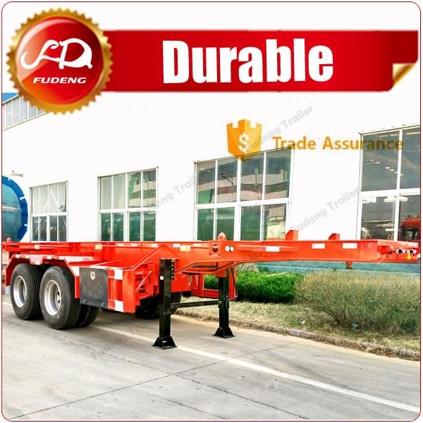 Factory Direct Sale 20 Ft Container Chassis Trailer
