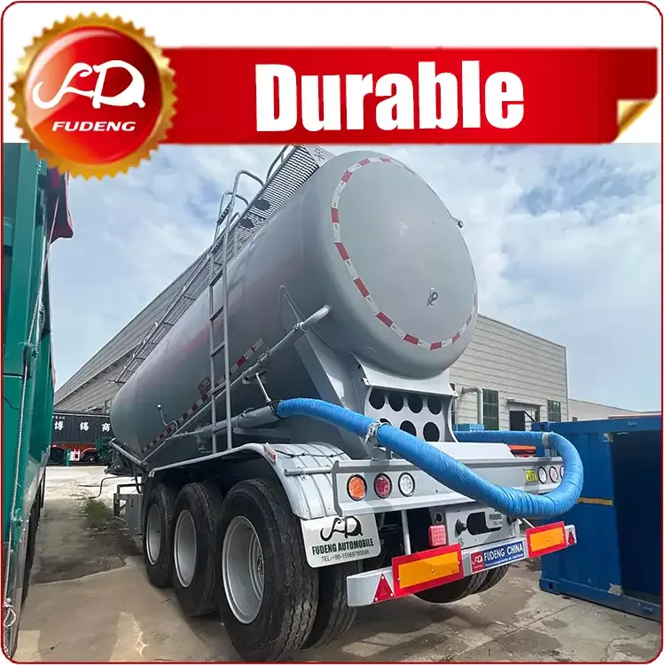 FUDENG 3 Axles Bulk Powder Tanker for Sale