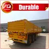 3 Axles Yellow Sidewall Semi Trailer