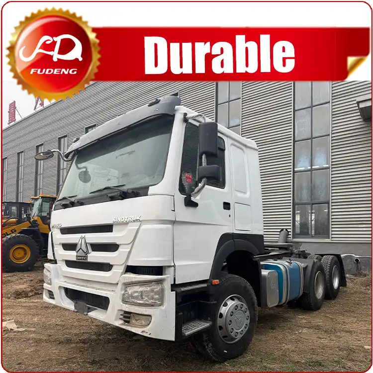 HOWO 6×4 White Tractor Truck 