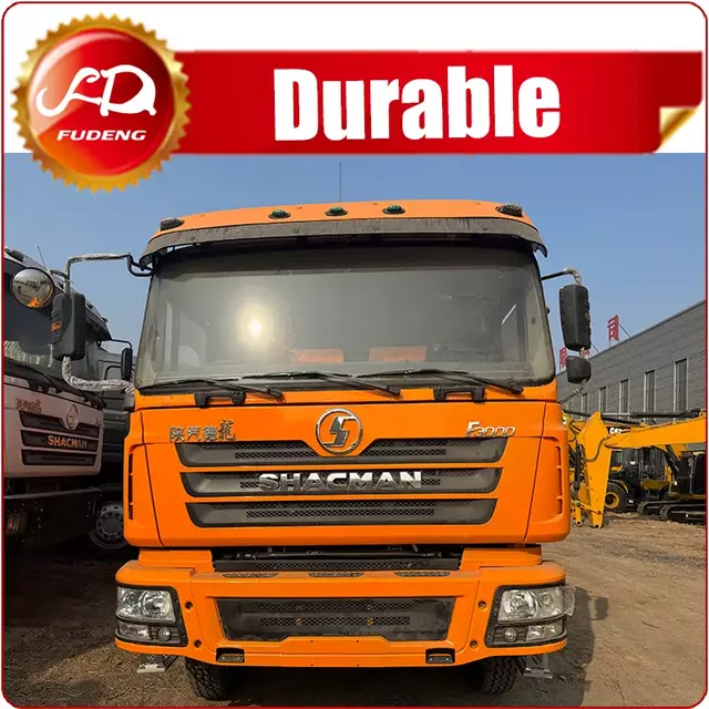 Shacman Delong F3000 8×4 Orange Dump Truck 