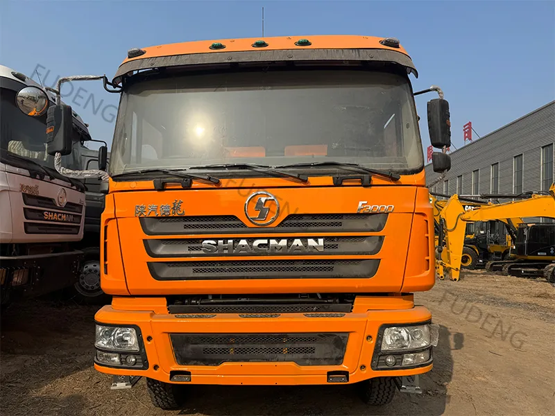 Shacman Delong F3000 8&times;4 Orange Dump Truck _1