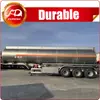 3 Axle Unpainted Aluminum Tank Trailer | Raw Finish Fuel Tank Semi Trailer Manufacturer