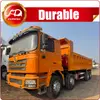Shacman Delong F3000 8×4 Orange Dump Truck 