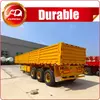 3 Axles Yellow Sidewall Semi Trailer