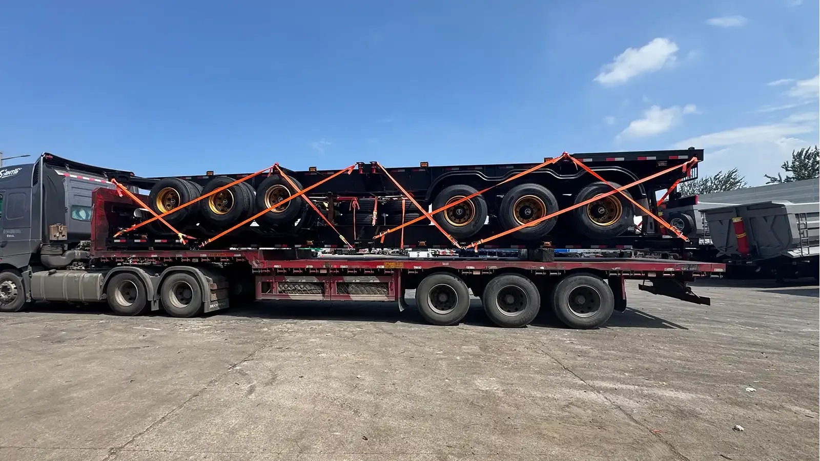 Fudeng Trailers: Custom Skeleton Trailers Shipped To Africa