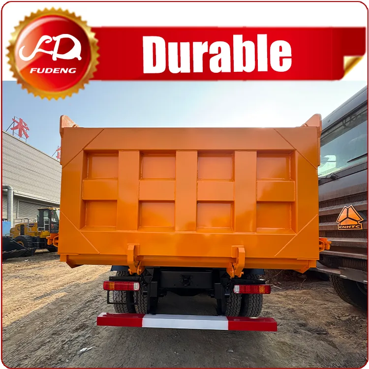 Shacman Delong F3000 8×4 Orange Dump Truck 
