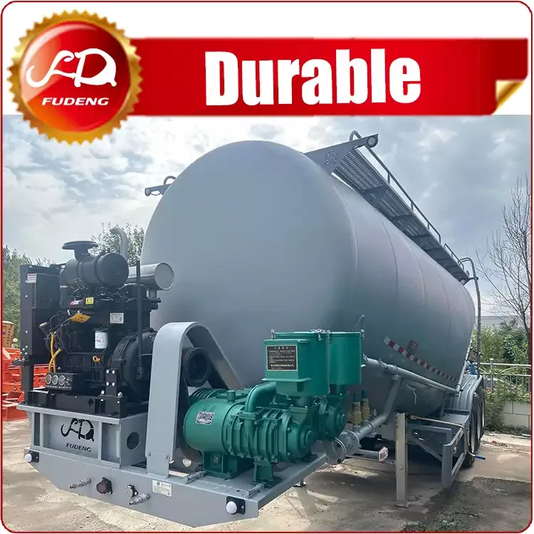 FUDENG 3 Axles Bulk Powder Tanker for Sale
